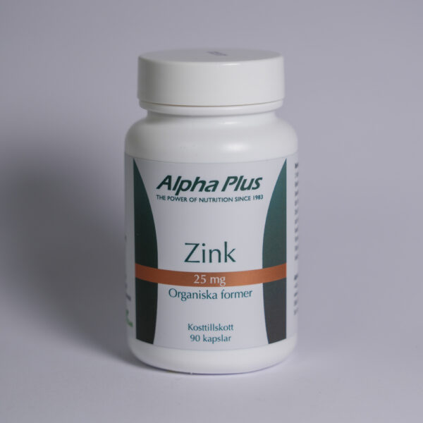 Alpha Plus Zink 25 mg 90 kap