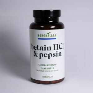Närokällan Betain HCL & Pepsin 90 kapslar