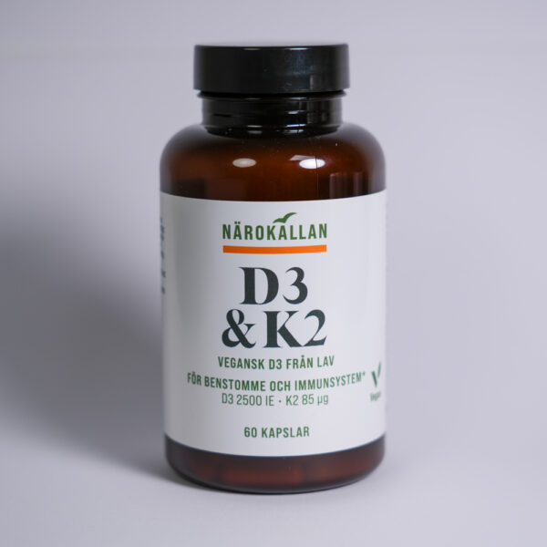 Närokällan D3 & K2 60 kapslar