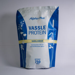 Alpha Plus Vassleprotein Vaniljsmak 750g
