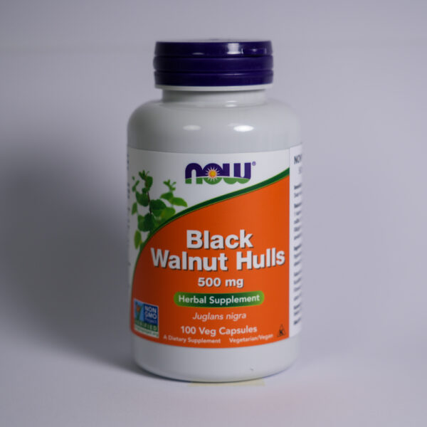 Now Foods Svarta Valnötsskrov 500mg – 100 kapslar