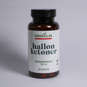 Närokällan Hallonketoner 60 kapslar