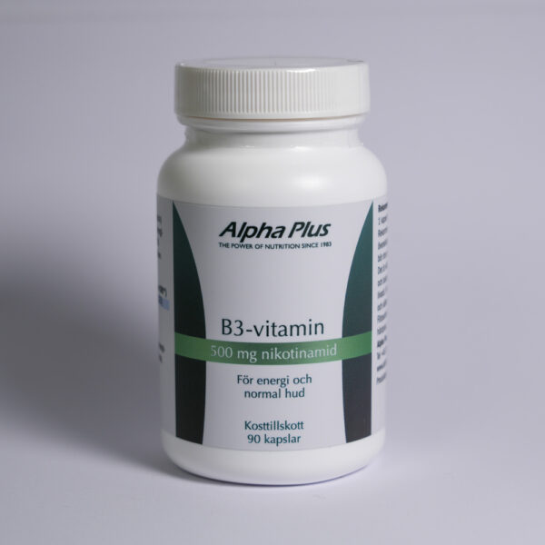 Alpha Plus B3-vitamin 500mg 90 kap