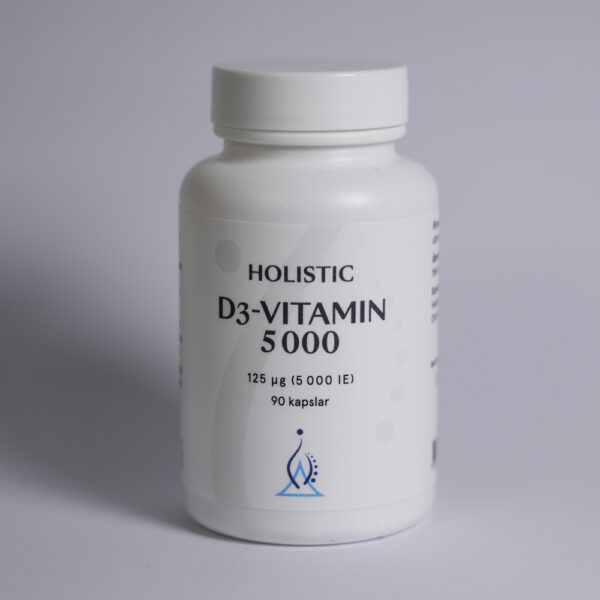 Holistic D3-vitamin 5000, 90 kapslar